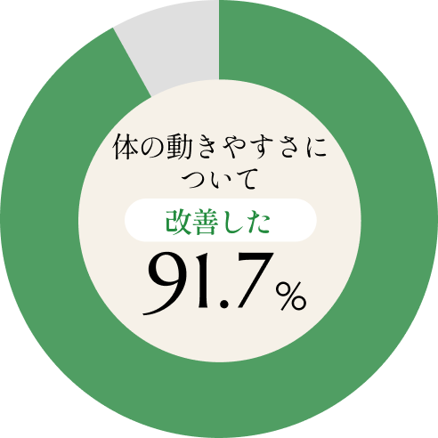 改善効果の円グラフ