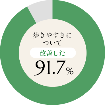 改善効果の円グラフ
